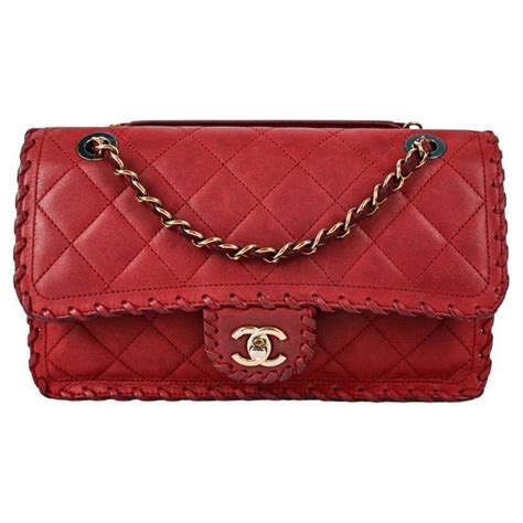 chanel reverse stich medium flap